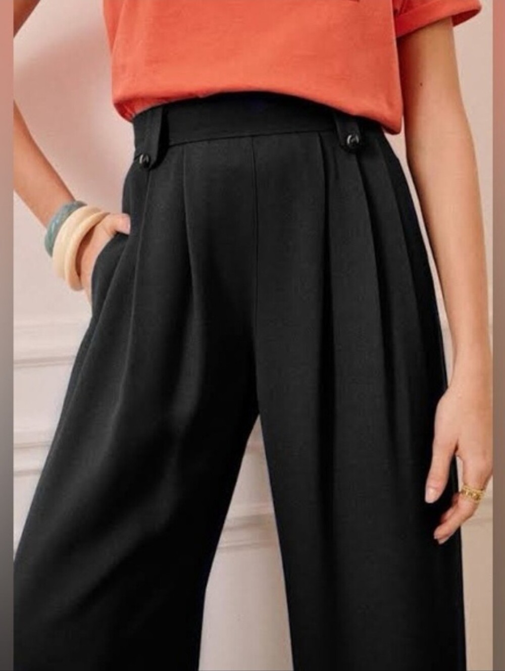 Sezane LouLou Wide Leg Trouser size 42 - Picture 4 of 14